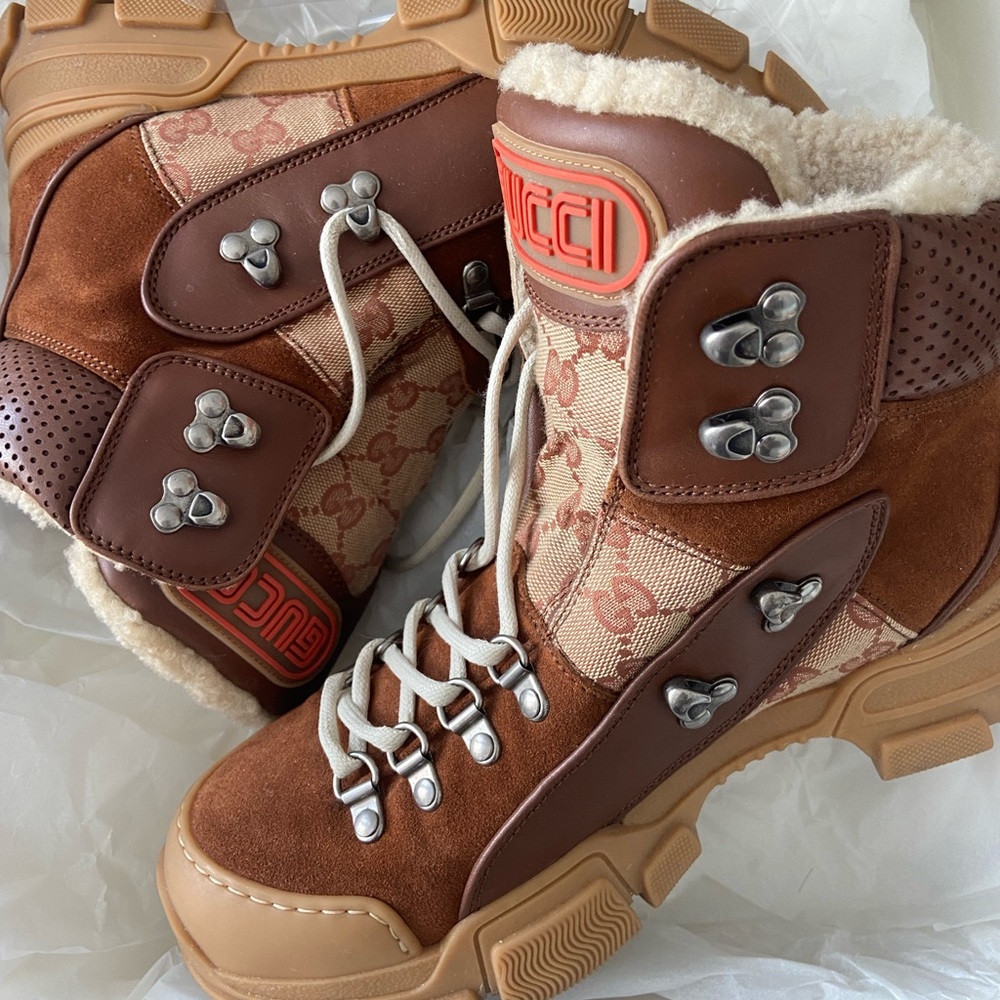 Gucci flashtrek boot size 36 men fit size 8 women